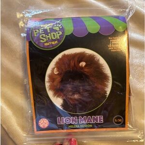 🟢NWT Pet Halloween Lion Mane Hat